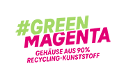 #GreenMagenta Label: Gehäuse aus 90 % Recycling-Kunststoff