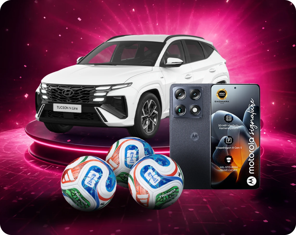 Lose sammeln und gewinnen bei Magenta Moments