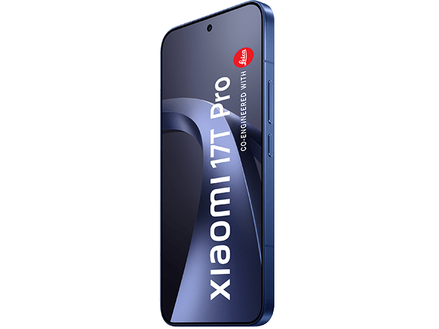 Xiaomi 17T Pro Renderered Deep Blue seitlich vorne