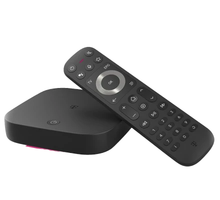MagentaTV One (2. Generation) – Streaming-Box der Telekom mit Fernbedienung