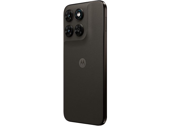 motorola moto G77 PANTONE Black Olive Hinten Seitlich