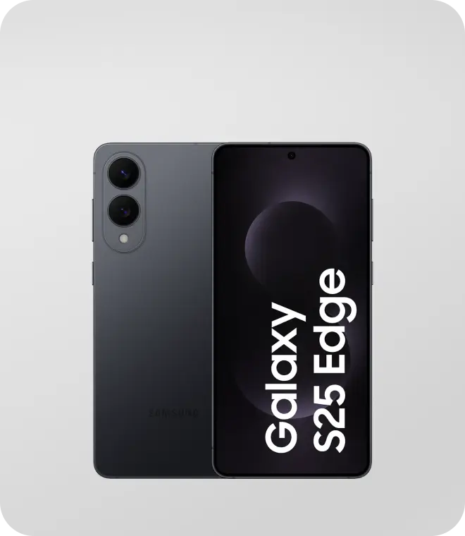 Produktbild eines Samsung Galaxy S25 Edge Smartphones.