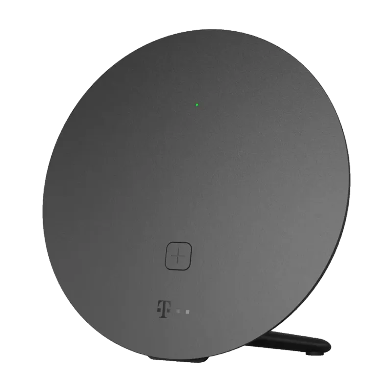 Telekom Speed Home WLAN Verstärker in Weiß – Seitenansicht