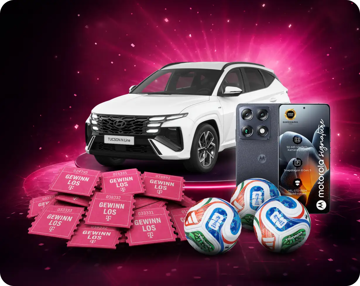 Lose sammeln und gewinnen bei Magenta Moments