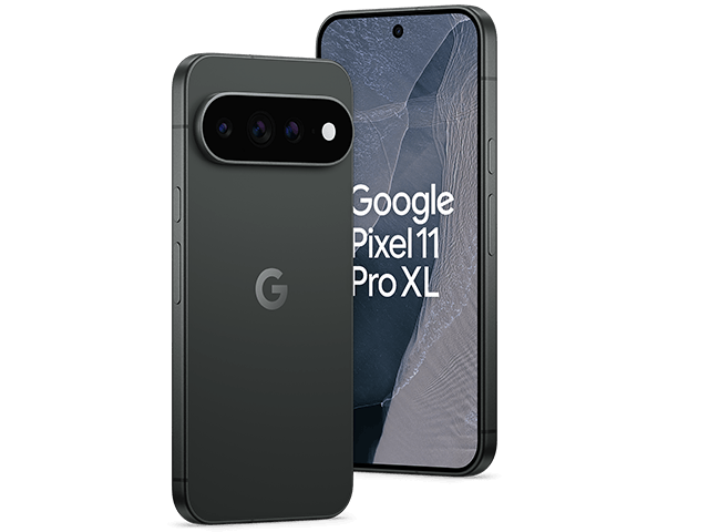 Google Pixel 11 Pro XL vorne und hinten Obsidian