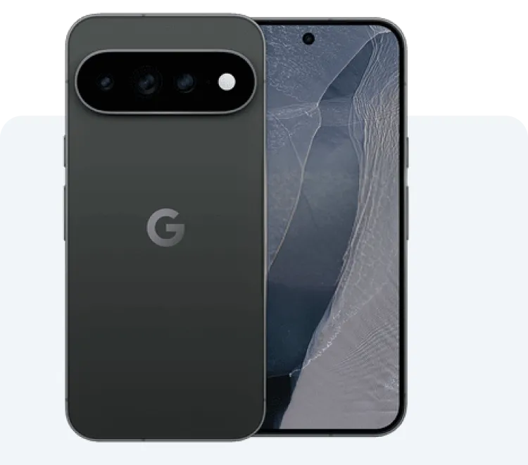 Google Pixel 11 Pro XL in Obsidian, Vorder- und Rückansicht