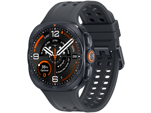 Samsung Galaxy Watch Ultra2 LTE Titanium Gray Vorne Seitlich