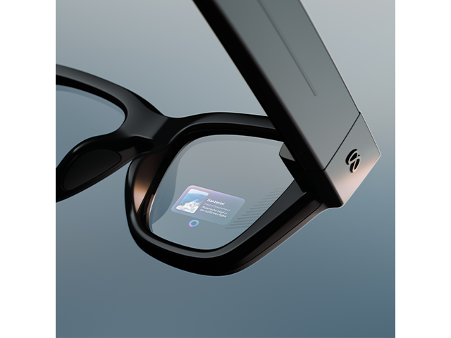 Meta Ray-Ban Display Grau Transitions® Ansicht innen mit Display
