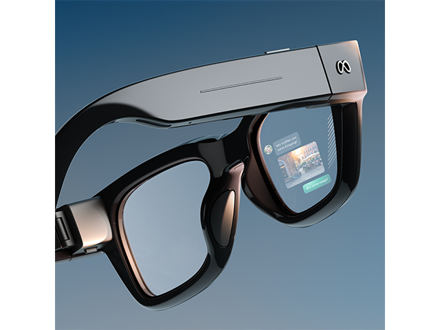 Meta Ray-Ban Display Grau Transitions® Ansicht innen mit Display