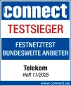Connect: Testsieger - Festnetztest Bundesweite Anbieter