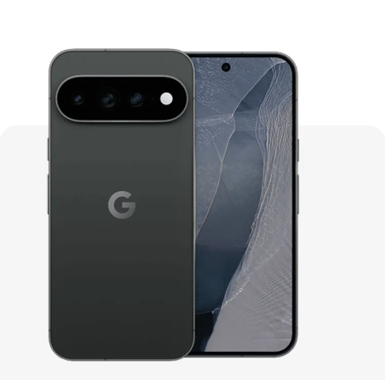 Google Pixel 11 Pro XL in Obsidian, Vorder- und Rückansicht