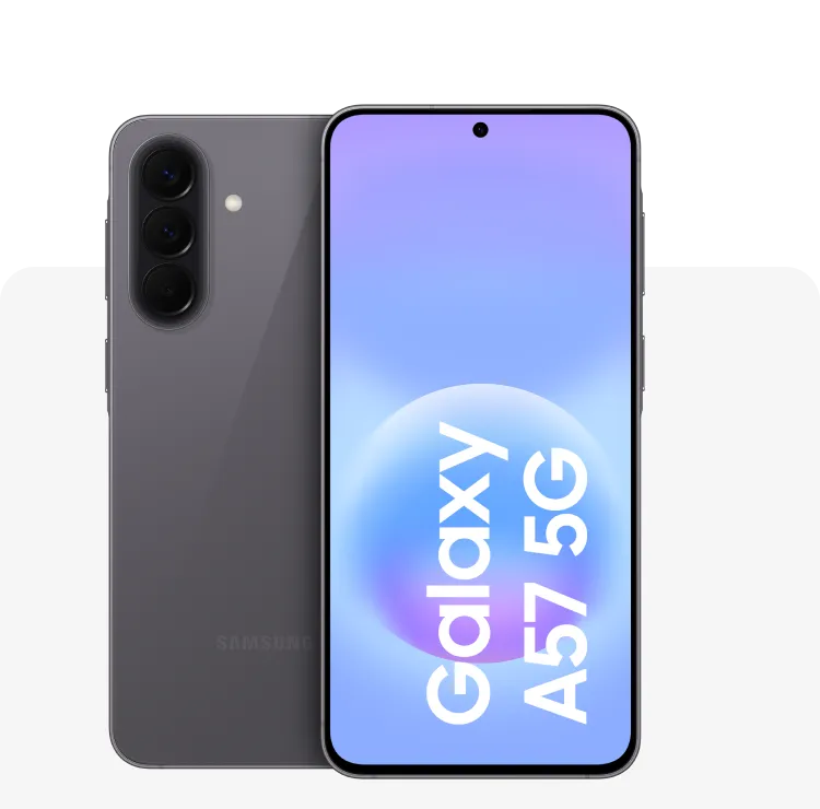 Produktbild eines Samsung Galaxy A57 Smartphones.