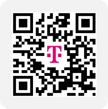 QR code for activating the prepaid SIM card via the MeinMagenta app