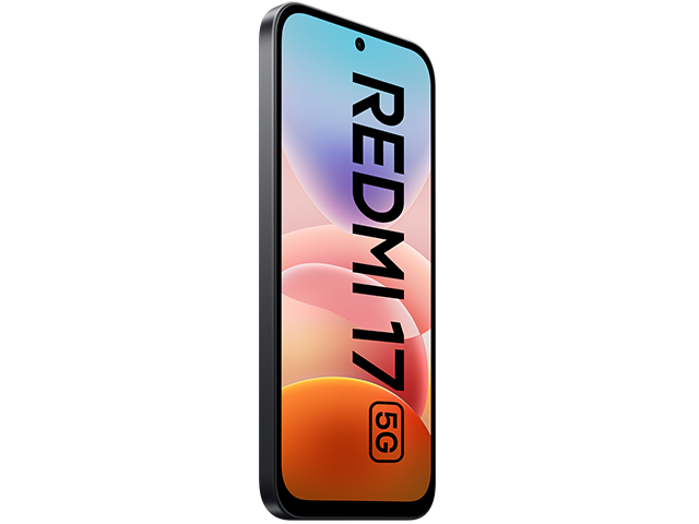 Xiaomi Redmi 17 5G Black Vorne Seitlich