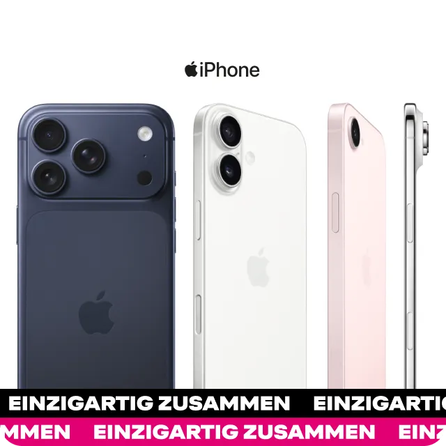 Apple iPhone Modelle nebeneinander