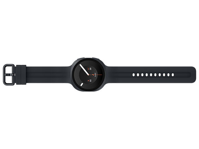 Samsung Galaxy Watch9 LTE 40mm Graphite geöffnetes Band