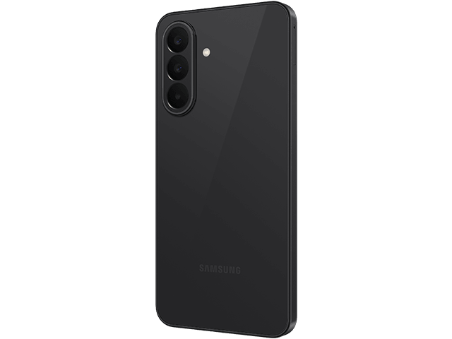 Samsung Galaxy A27 5G Schwarz hinten schräg seitlich