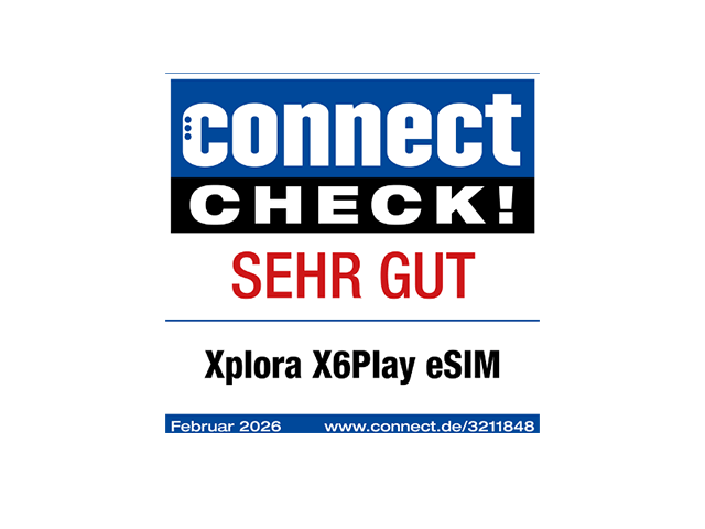 Darstellung Testsiegel Connect Check, Sehr gut, Februar 2026