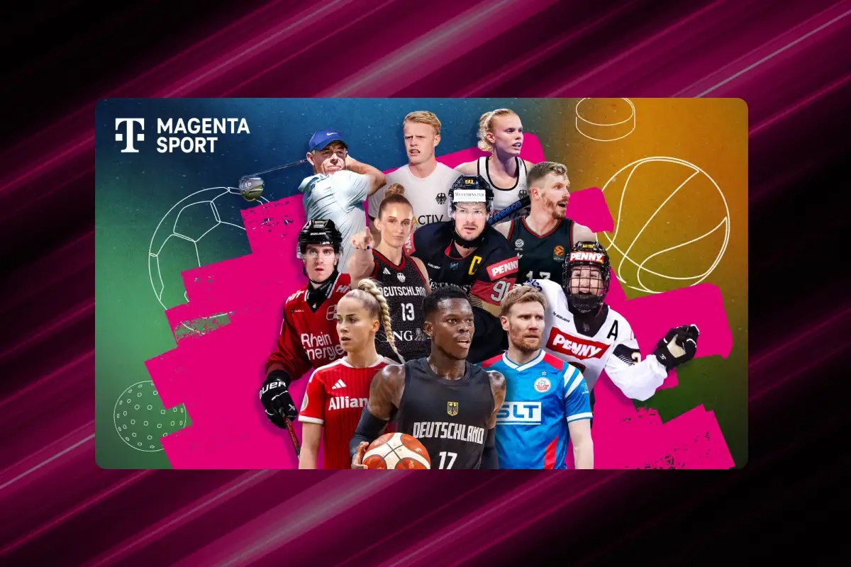 Athlet:innen bei MagentaSport