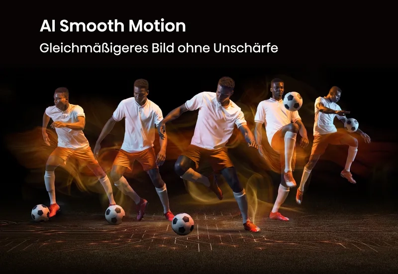 AI Smooth Motion - Gleichmäßigeres Bild ohne Unschärfe