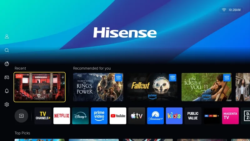 Hisense TV StartScreen