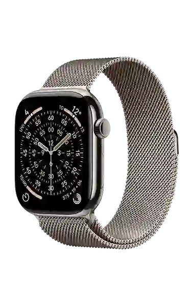 Apple Watch 11 GPS+Cell 42mm Titan Natural + Natural Milanese Loop