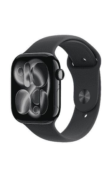 Apple Watch 11 GPS+Cell 42mm Alum. Jet Black + Black Sport Band