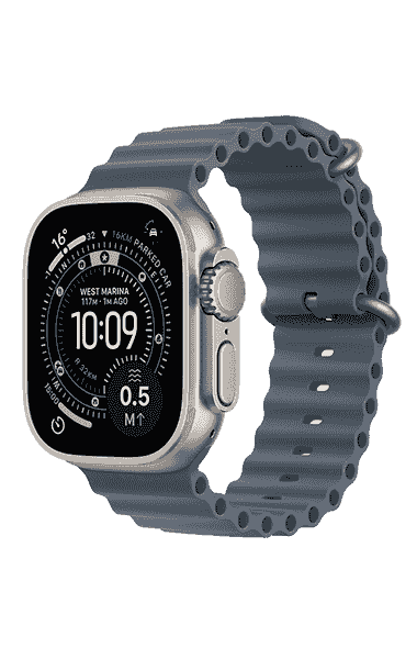 Apple Watch Ultra 3 GPS+Cell 49mm Titan Natural + Anchor Blue Ocean Band