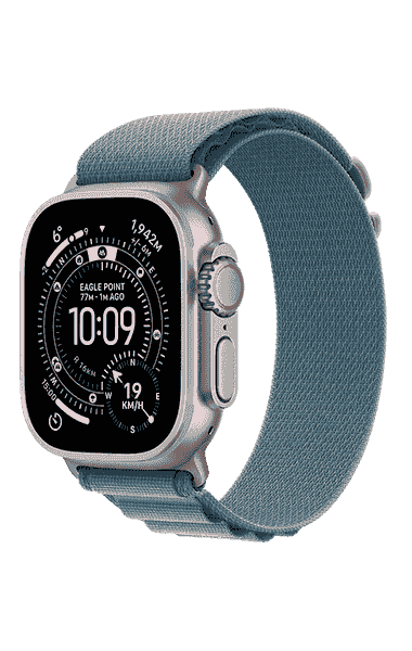 Apple Watch Ultra 3 GPS+Cell 49mm Titan Natural + Light Blue Alpine Loop