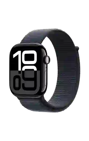 Apple Watch 10 GPS+Cell 42mm Alum. Jet Black + Ink Sport Loop