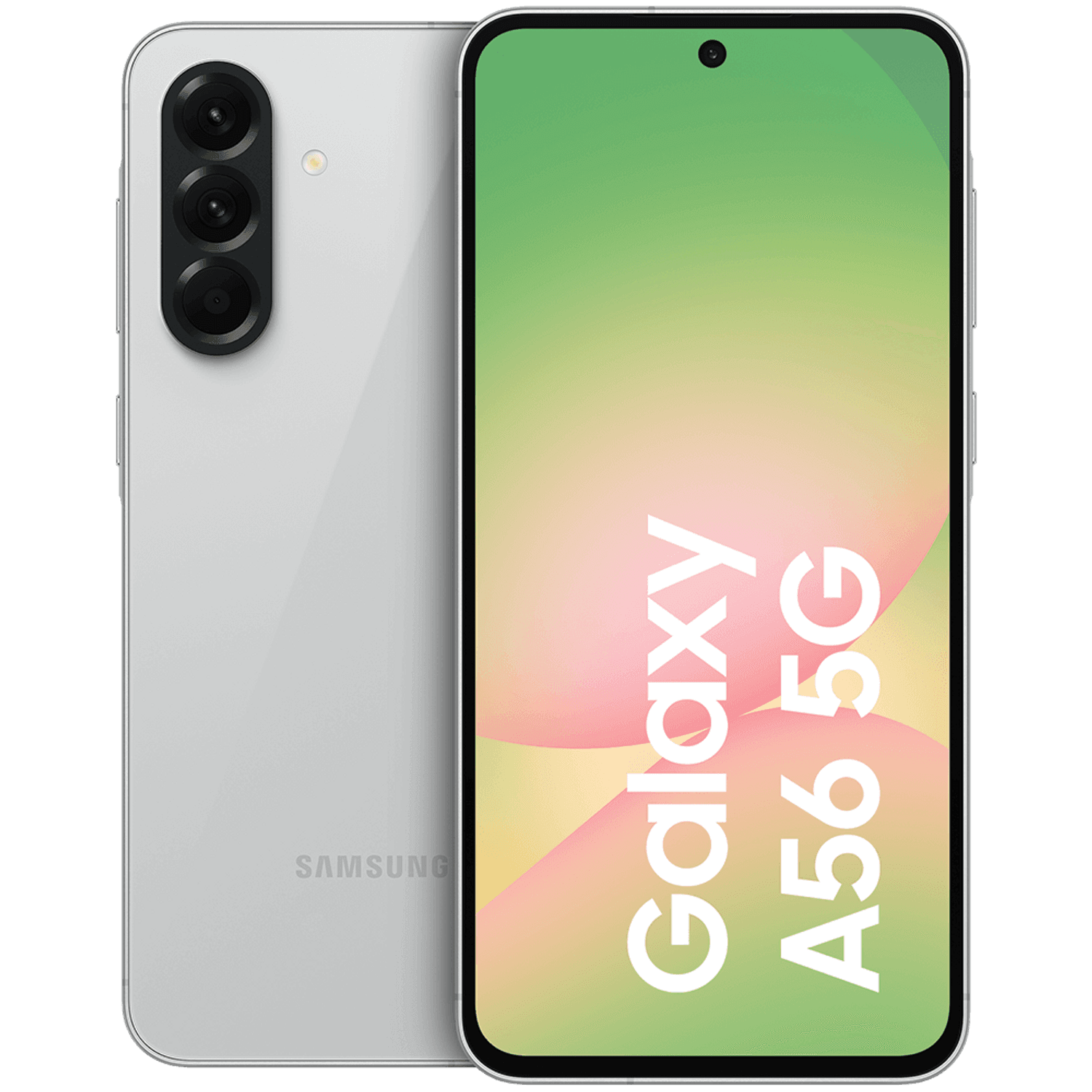 Samsung Galaxy A56 5G Awesome Lightgray 256GB im Vertrag MagentaMobil XL mit Ratenzahlung
