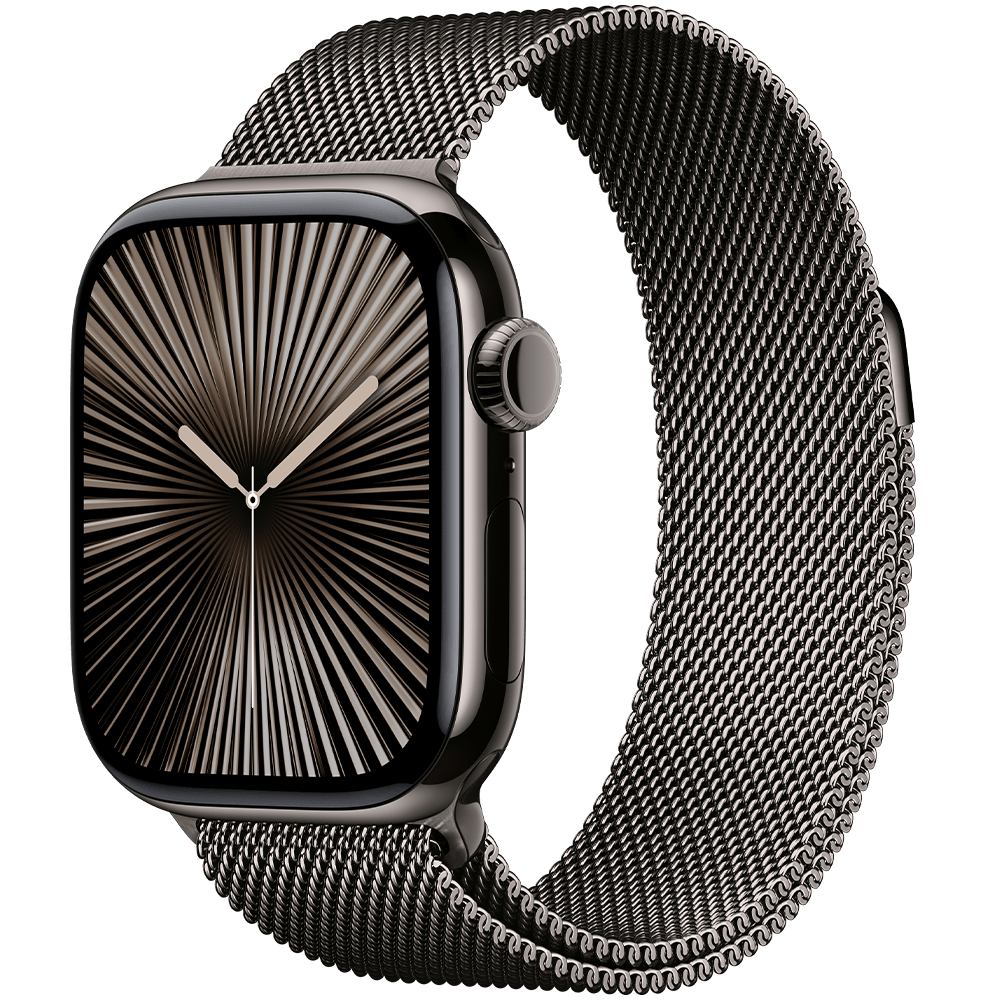 Apple Watch Series 10 LTE Titan 42 mm Schiefer im Vertrag Smart Connect M mit Top-Gerät