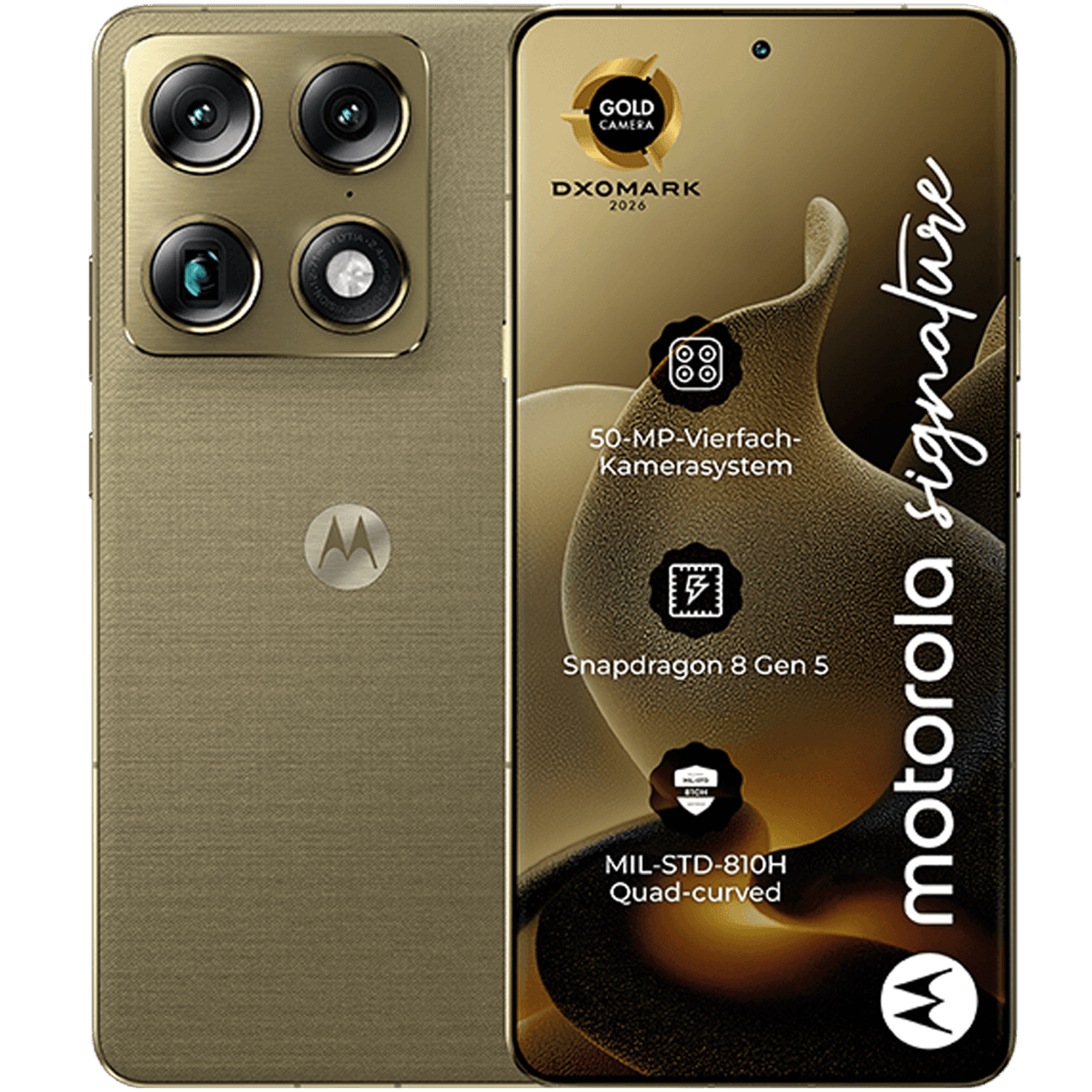 motorola signature PANTONE Martini Olive 512GB im Vertrag MagentaMobil S mit Ratenzahlung