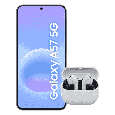 Samsung Galaxy A57 5G + Galaxy Buds3 FE