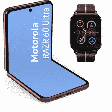 Motorola RAZR 60 Ultra 5G + Moto Watch Fit